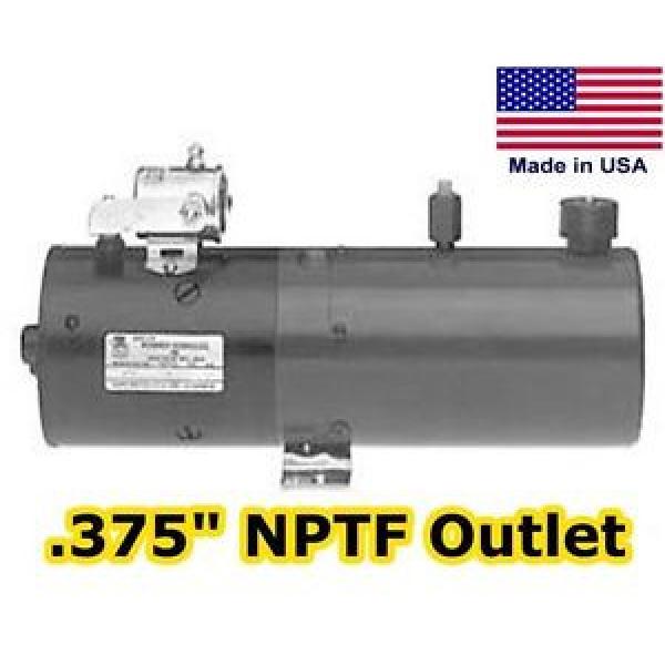 Hydraulic DC Power Unit, Pump, Motor, Reservoir - 2 Gal - No Valve - NPTF Outlet #1 image