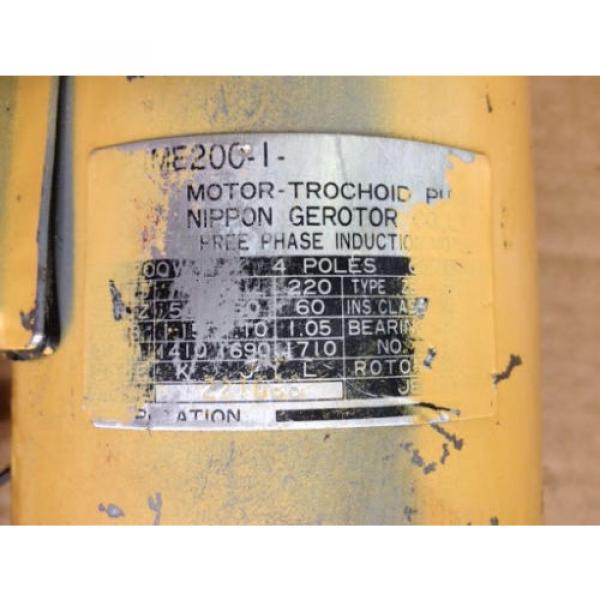 Nippon Gerotor Trochoid Pump &amp; Motor TOP-IME200-I #2 image