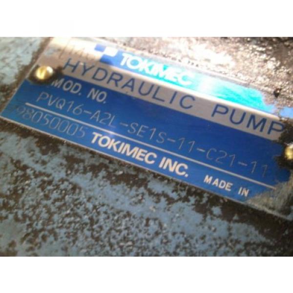 VICKERS TOKIMEC HYDRAULIC PISTON PUMP PVQ16-A2L-SE1S-11-C21-11 *JCH* #2 image