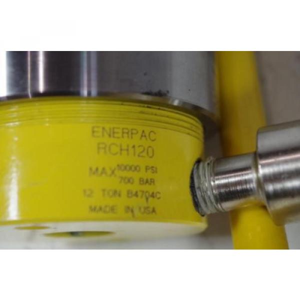ENERPAC HYDRAULIC CYLINDER   RCH120  10,000PSI   12TON  CYLINDER   CODE: HC-20 #2 image