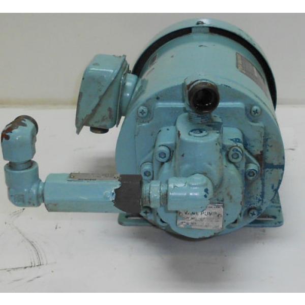 2 H.P. New Panapower Motor EM-FA10 w/ Daikin Hyd. Vane Pump, DS135P-11, Used, #3 image