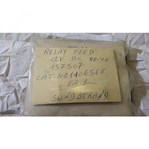 Sundstrand Relay Feed 12V DC RR-1A 157507 CAT 421106568 #1 image