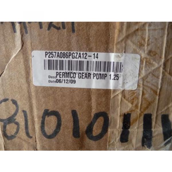 PERMCO P257A086PGZA12-14 GEAR HYDRAULIC PUMP #4 image