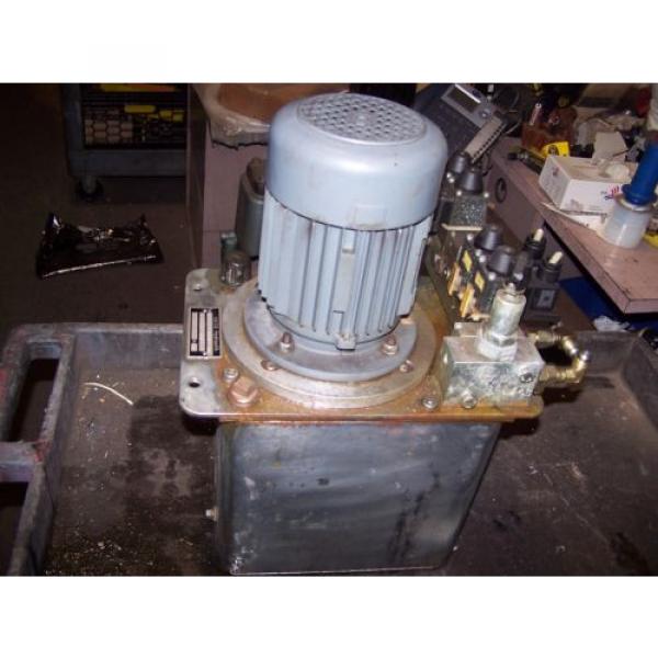 HAWES .25 KW HYDRAULIC POWER UNIT 240 VOLT 1420 RPM R05/B-6B-70-V 0.25-BWHLC #3 image