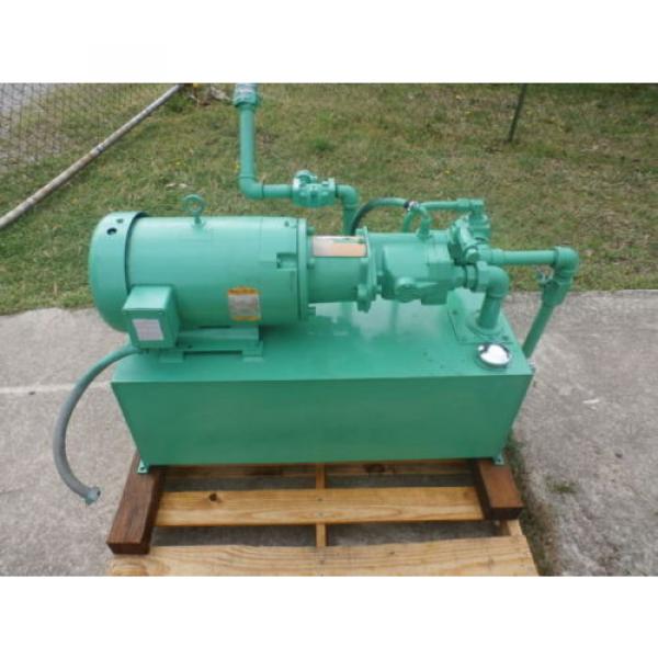 Vickers 35 Gallon Hydraulic Power Unit, W/ 10 Hp Baldor Motor #1 image