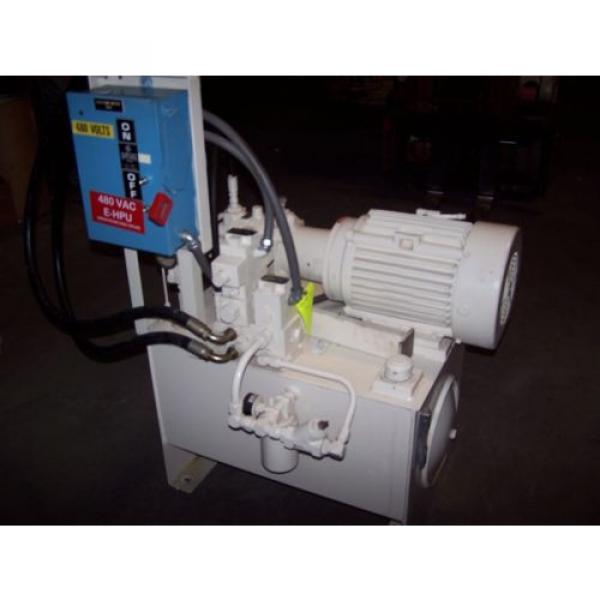 RACINE PARKER 7.5 HP HYDRAULIC POWER UNIT PSV-PSAF-20HRM-62 D3W4C5Y D3W1B5V #1 image