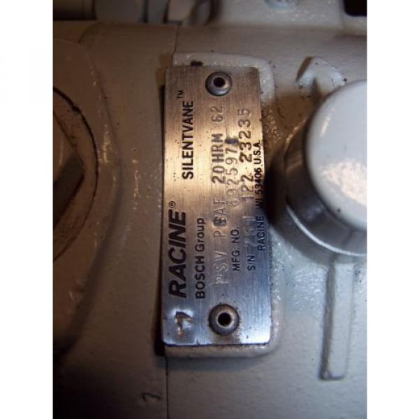 RACINE PARKER 7.5 HP HYDRAULIC POWER UNIT PSV-PSAF-20HRM-62 D3W4C5Y D3W1B5V #5 image