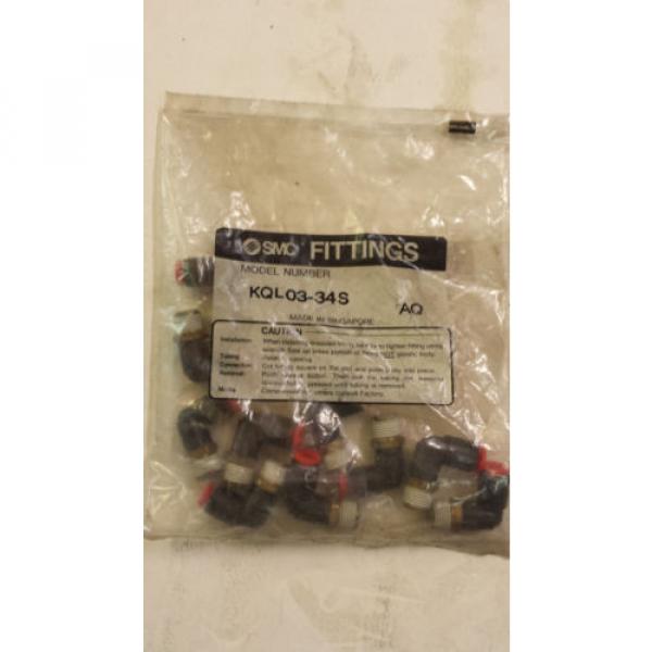 SMC FITTINGS KQLO3-34S NEW (BAG OF 10) #1 image