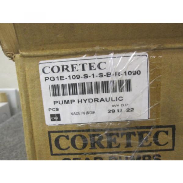 NEW CORETEC HYDRAULIC PUMP # PG1E-109-S-1-S-B-R-1090 #2 image