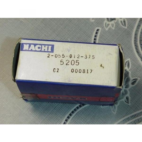Nachi 5205 Bearing, 2-055-012-375, Double Roll, Angular Contact Ball Bearing NEW #5 image
