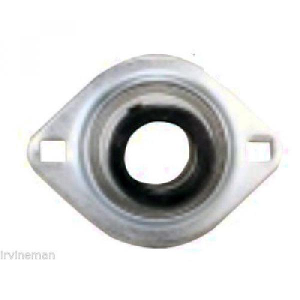 FHSR205-25m-4X730 Bearing Flange Pressed Steel 2 Bolt 25mm Bearings Rolling #1 image