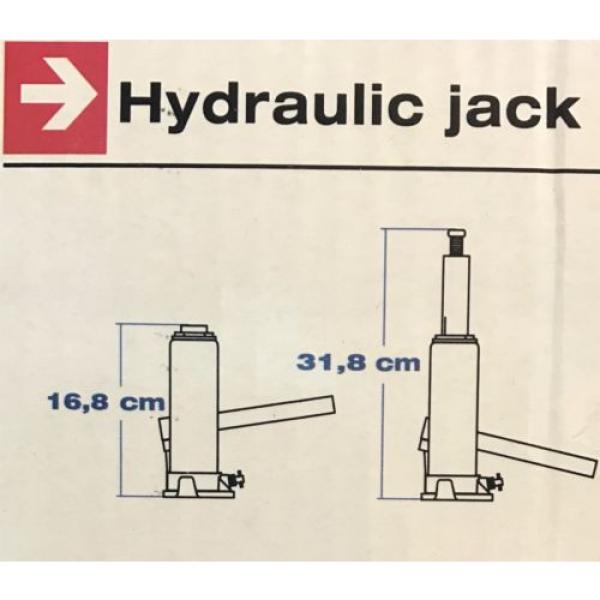 Car + Hydraulic Car Jack 3 Tons Stamp Jack Lifter lifts up to 12.5 inches #5 image