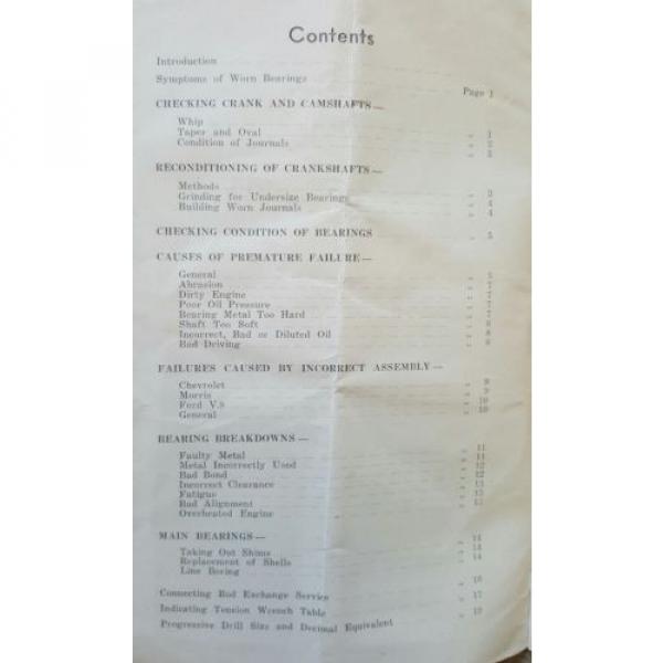 SERVICING CAR &amp; TRACTOR BEARINGS MANUAL 1946 Grant Bearing Melbourne Victoria #3 image