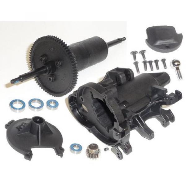 Traxxas Funny Car * DIFFERENTIAL, GEARBOX CASE, PINION, SPUR,  BEARINGS &amp; MOUNT #1 image