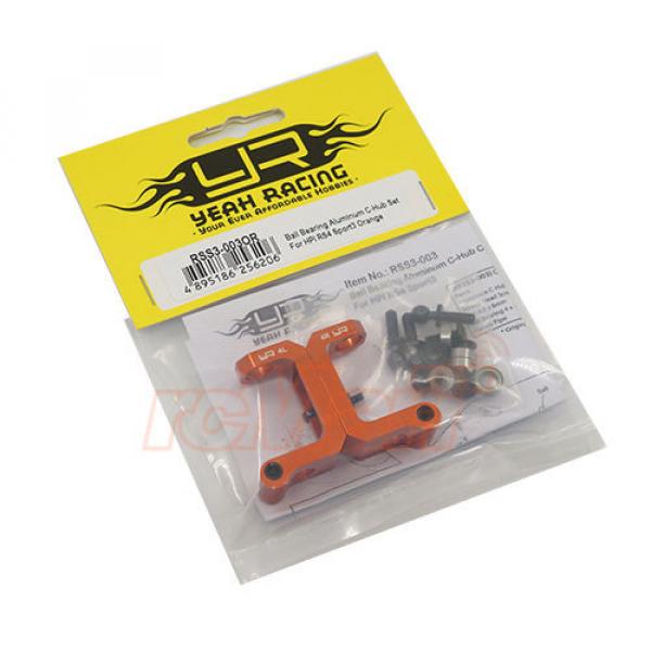 Yeah Racing Ball Bearing Aluminum C-Hub HPI RS4 Sport3 Orange RC Car #RSS3-003OR #5 image