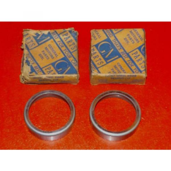 NOS 1933-1936 Chevrolet Standard Car PAIR front wheel inner bearing cups 909622 #4 image