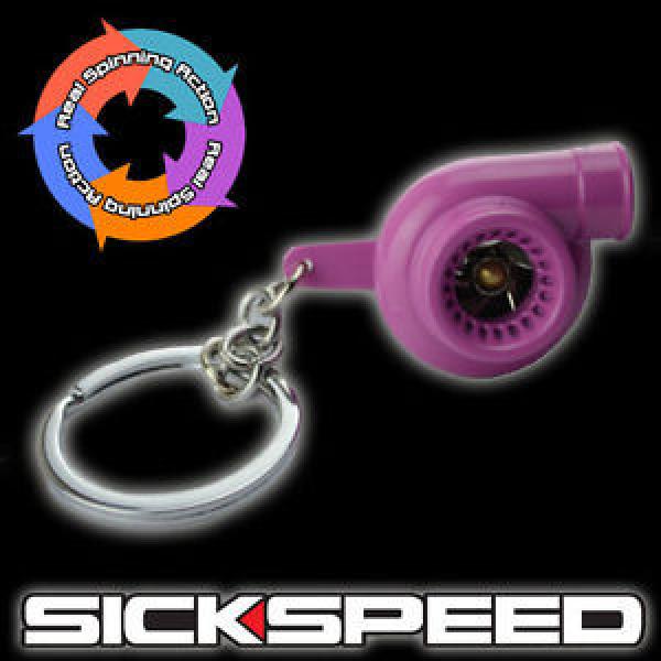 PINK METAL SPINNING TURBO BEARING KEYCHAIN KEY RING/CHAIN FOR CAR/TRUCK/SUV B #5 image