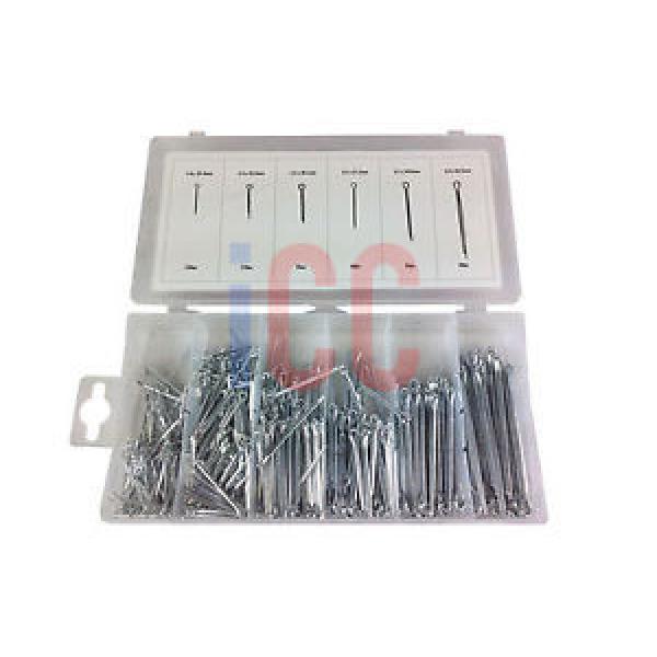 500pc cotter split pin set clip assortment car wheel bearing clip cycle mechanic #5 image