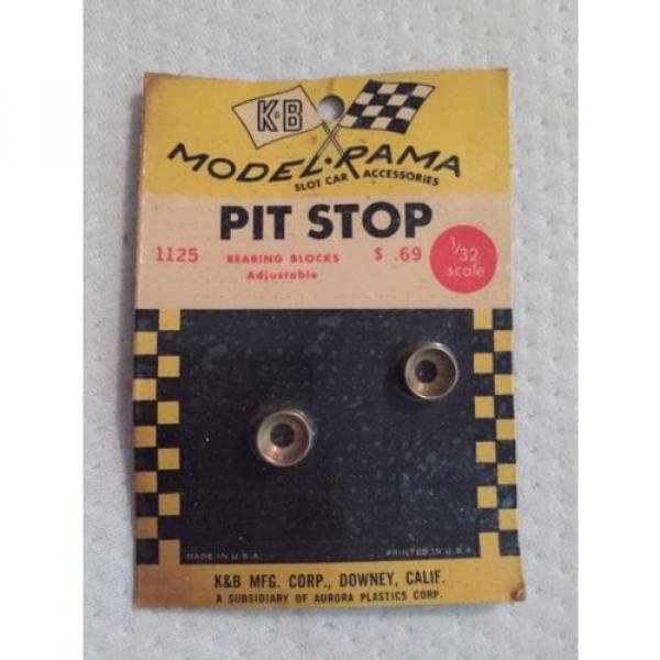 NOS Slot Car K&amp;B Model Rama Pit Stop 1125 Bearing Blocks FREE SHIPPING #4 image