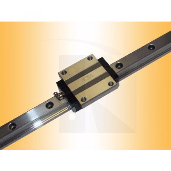 Linear Guide - Recirculating ball bearing - HRC15-FN-S (rail + car) - #2 image