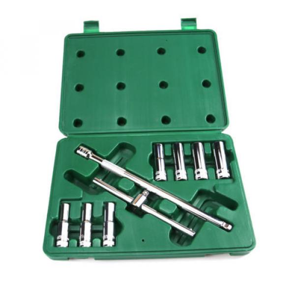 Motorcycle Car Pilot Bearing Gear Puller Removal Remover Repair Tool Kit 9 pcs #3 image