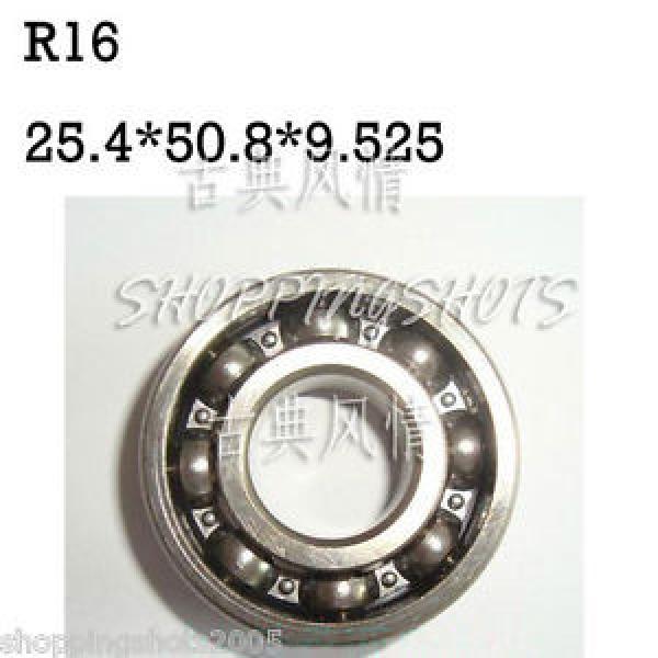 1pcs R16 open 1 x 2 x 3/8&#034; english inch Bearing Miniature Ball Radial Bearings #1 image