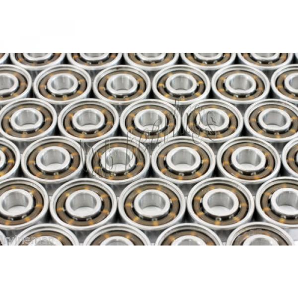 100 Skate Nylon Cage Open Deep Groove Radial Ball Bearings #1 image