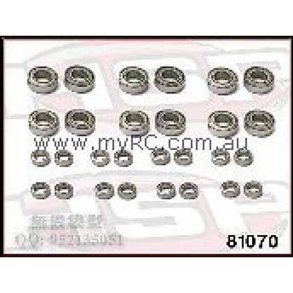 81070 HSP Full Vehicle Bearing Set HSP RC Car 1/8 Parts #5 image