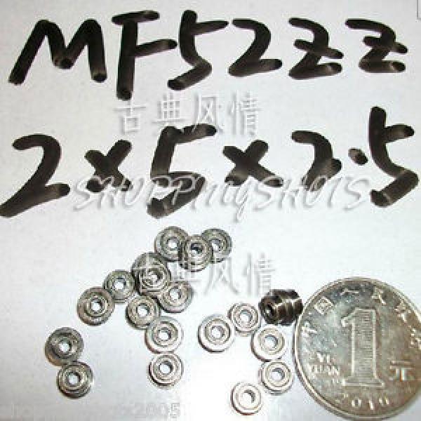1pc MF52ZZ 2x5x2.5 Flanged 2*5*2.5 mm MF52Z Miniature Ball Radial Bearing MF52 Z #1 image