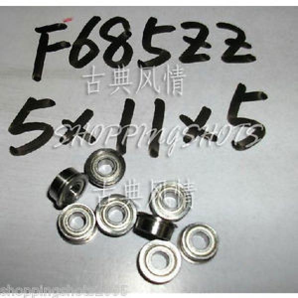 1pc F685ZZ 5x11x5 Flanged 5*11*5 mm F685Z Miniature Ball Radial Bearing F685 ZZ #1 image