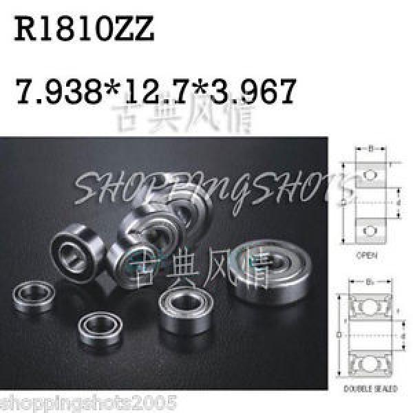 1pcs R1810 ZZ 5/16&#034;x 1/2&#034;x 5/32 inch Miniature Ball Radial Ball Bearings R1810ZZ #1 image