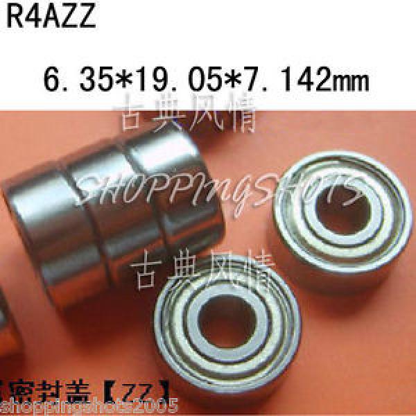 10pcs R4A ZZ 1/4&#034; x 3/4&#034; x 9/32&#034;  inch Bearing Miniature Ball Radial Bearings #1 image