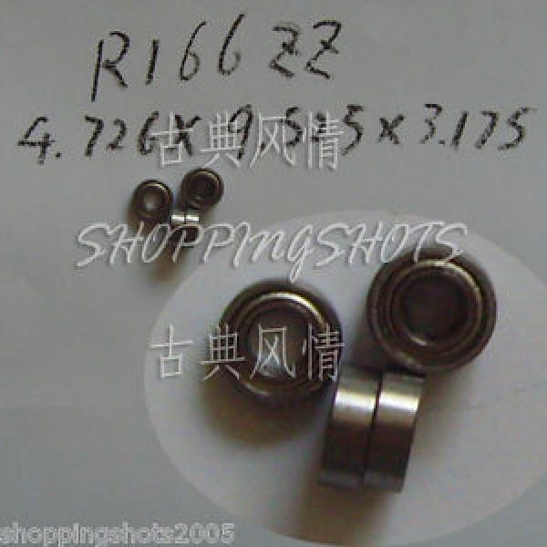 1pcs R166 ZZ 3/16&#034;x 3/8 x 1/8&#034; inch Miniature Ball Radial Ball Bearings R166ZZ #1 image