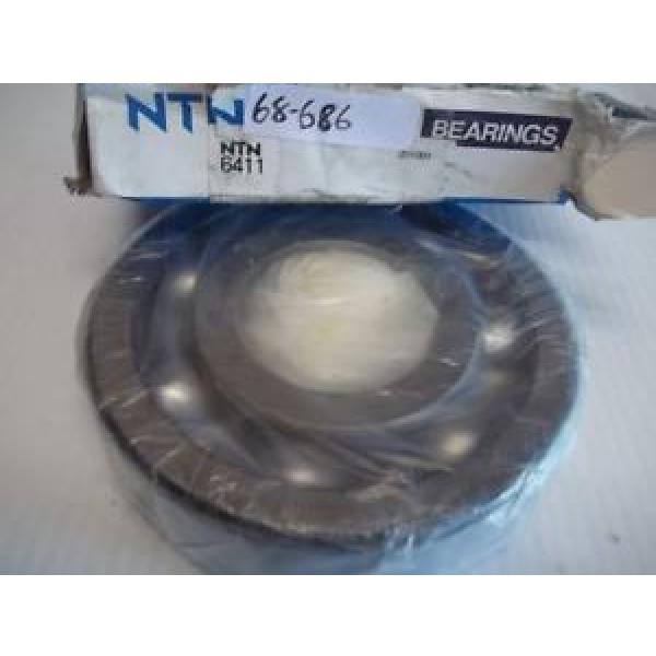 New NTN 6411 Radial Ball Bearing 55 x 140 x 33 mm #1 image