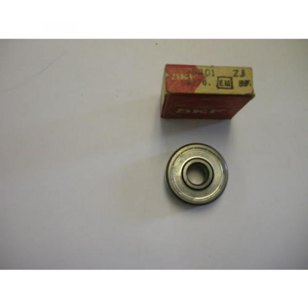 SKF 6301 ZJEM SINGLE SHIELD RADIAL DEEP GROOVE BALL BEARING   NIB #1 image