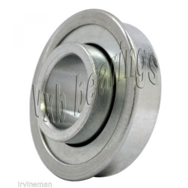 Lawn Mower Flanged Wheel 1/2&#034;x 1 3/8&#034; inch Deep Groove Radial Ball Bearings #5 image