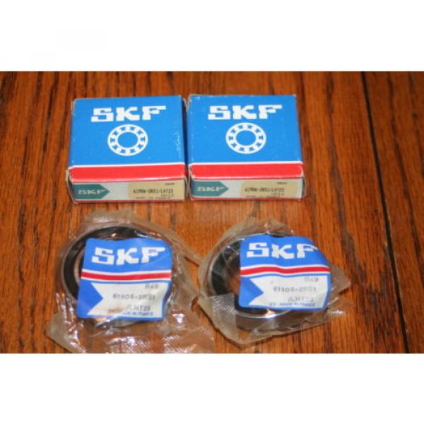 New (Lot of 2) SKF 61906-2RS1/LHT23 Deep Groove Radial Bearings #2 image