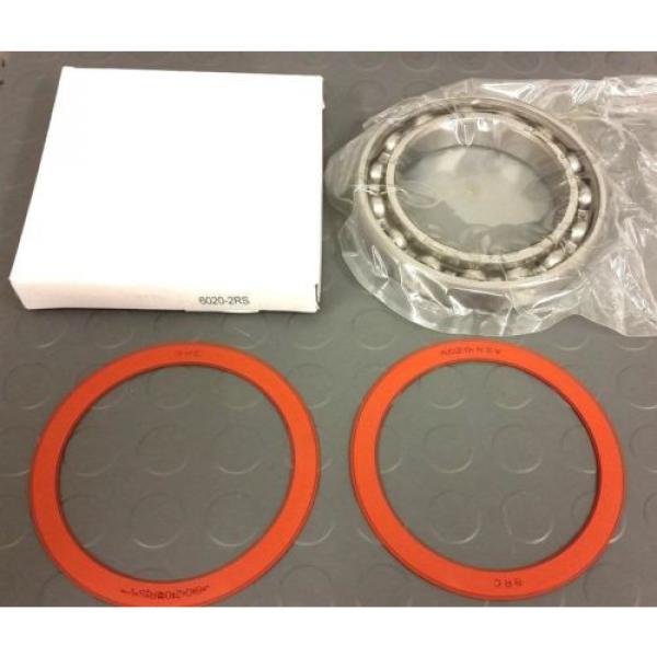 6020-2RSV, 6020-2RS RADIAL BALL BEARING WITH VITON SEALS #1 image