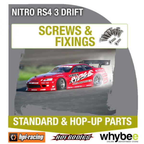 HPI NITRO RS4 3 DRIFT [Screws &amp; Fixings] Genuine HPi Racing R/C Parts! #4 image