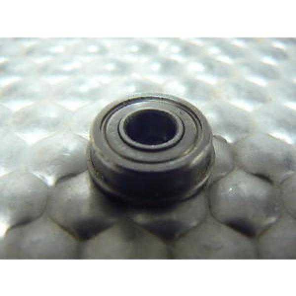 New NMB SSR-4ZZ Radial Shielded Flanged Ball Bearing, 1/4 x 5/8 #1 image