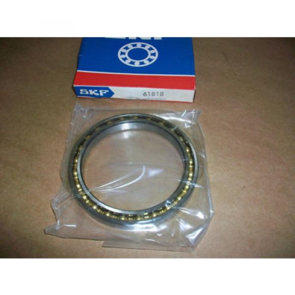 SKF 61818 Thin/Slim Deep Groove Radial Bearing   NEW IN BOX #1 image