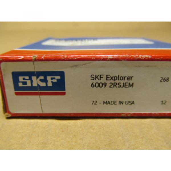 1 NIB SKF 6009 2RSJEM 60092RSJEM ROLLER BEARING RADIAL/DEEP GROOVE BALL BEARING #2 image