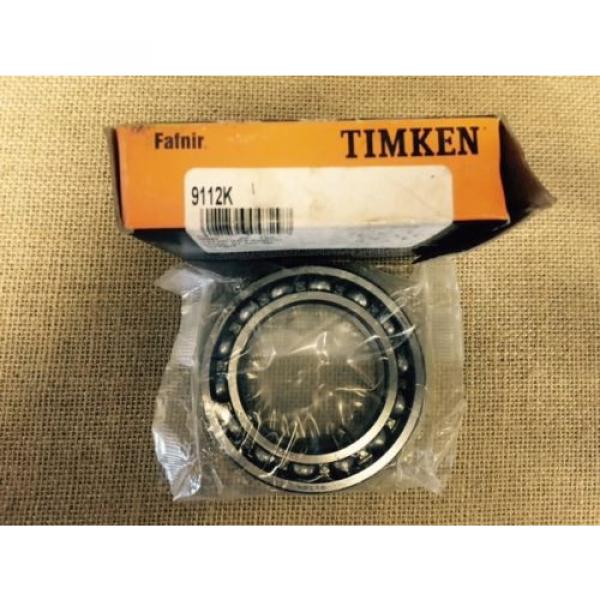 NEW - TIMKEN 9112K Radial Ball Bearing, Open, Dia. 60mm #1 image