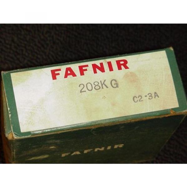Fafnir Single Row Radial Ball Bearing 40mm 208KG Light Series NEW IN BOX! #2 image
