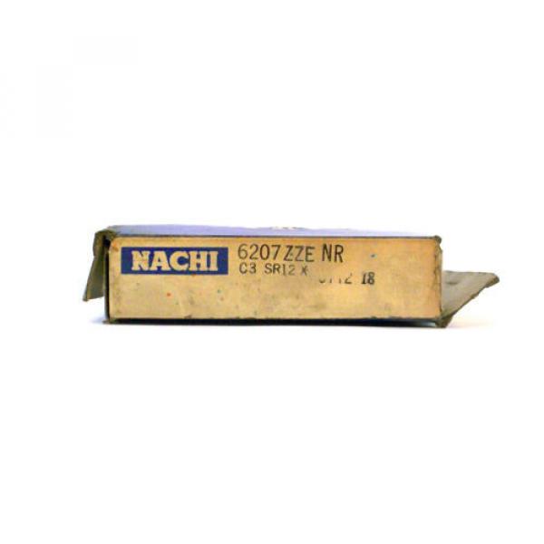 Nachi Bearing Radial Single Row Shielded Ball Bearing Model 6207ZZE #3 image