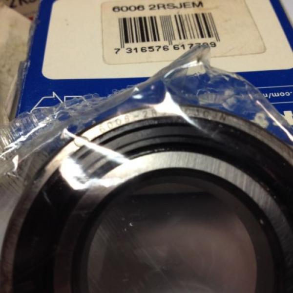 SKF Deep Groove Radial Bearing, 6006 2RSJEM, 30mm Bore, 55mm OD, New-In-Box #3 image