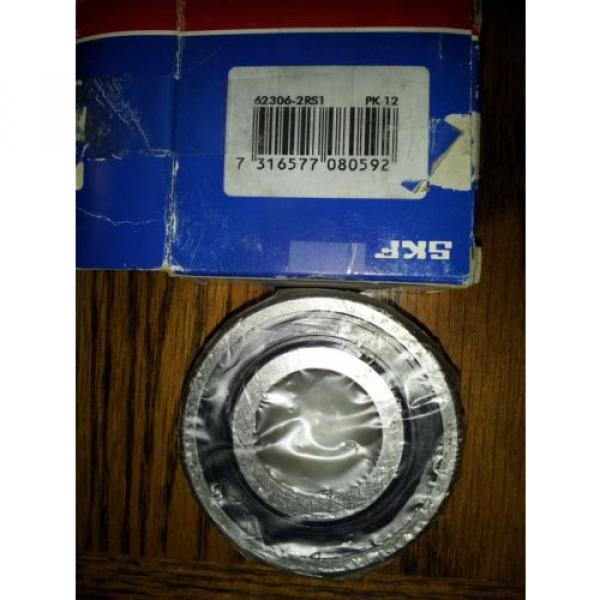 62306-2RS1 Radial Ball Bearing Bore Dia. 30mm OD 72mm Width 27mm Free Shipping #1 image