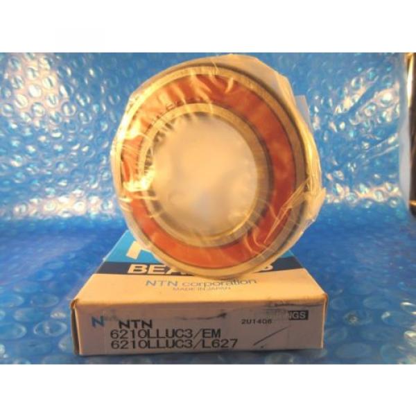 NTN 6210LLU C3 EM, Single Row Deep Groove Radial Ball Bearing(=2 NSK, FAG, KOYO) #1 image