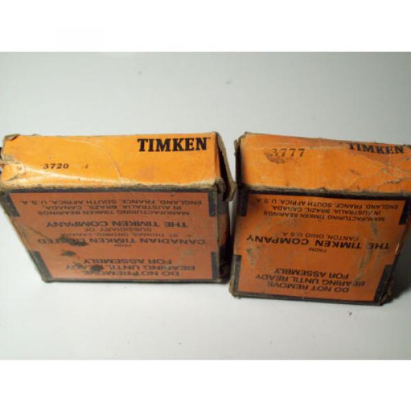 Radial Bearing Timken includes 3777 Cone and 3720 Cup #2 image