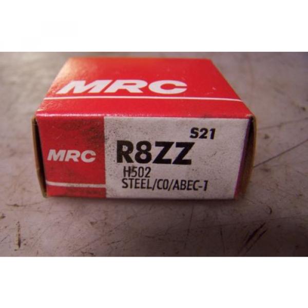 (8) NEW MRC R8ZZ SINGLE ROW RADIAL STEEL BALL BEARING LOT OF 8 #2 image